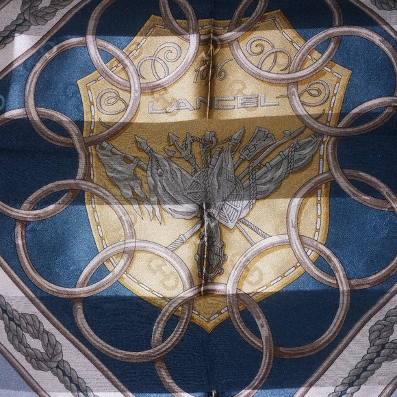 Lancel Paris Silk Scarf - Picture 5 of 12